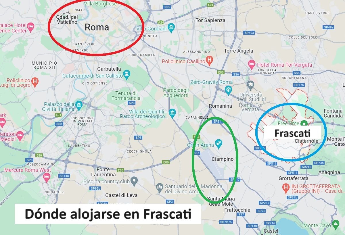 Dónde alojarse en Frascati, Lazio – Mejores zonas y hoteles