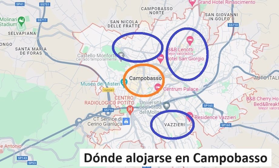 Dónde alojarse en Campobasso – Mejores zonas y hoteles