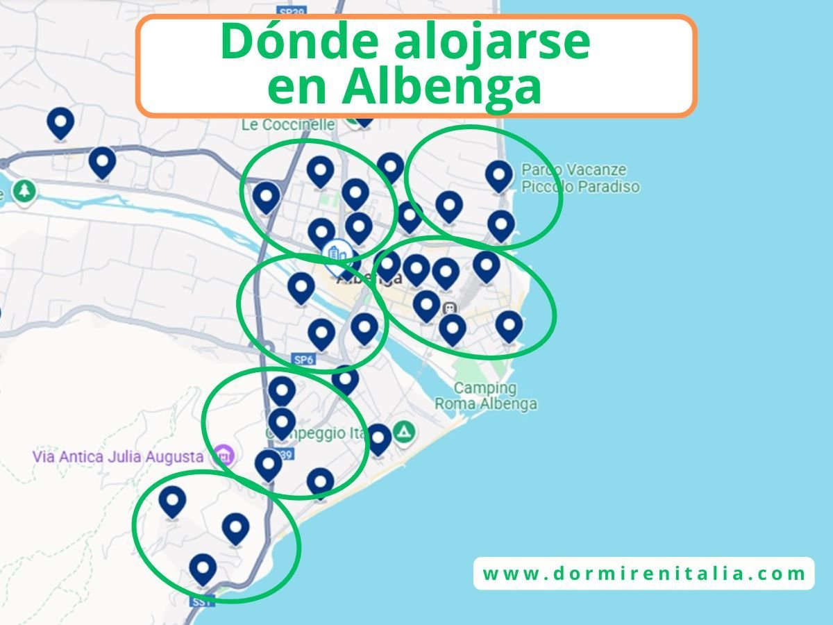 Dónde alojarse en Albenga: Mejores Zonas y Hoteles