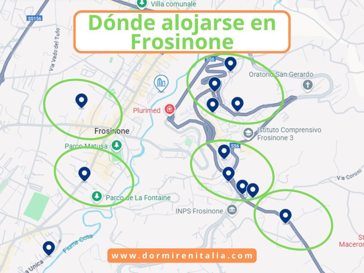 Dónde alojarse en Frosinone: Mejores zonas y hoteles