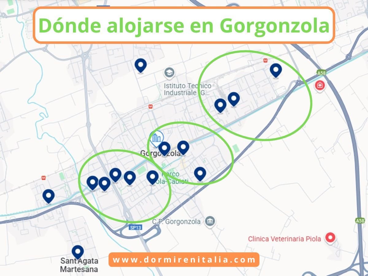 Dónde alojarse en Gorgonzola: Mejores Zonas y Hoteles