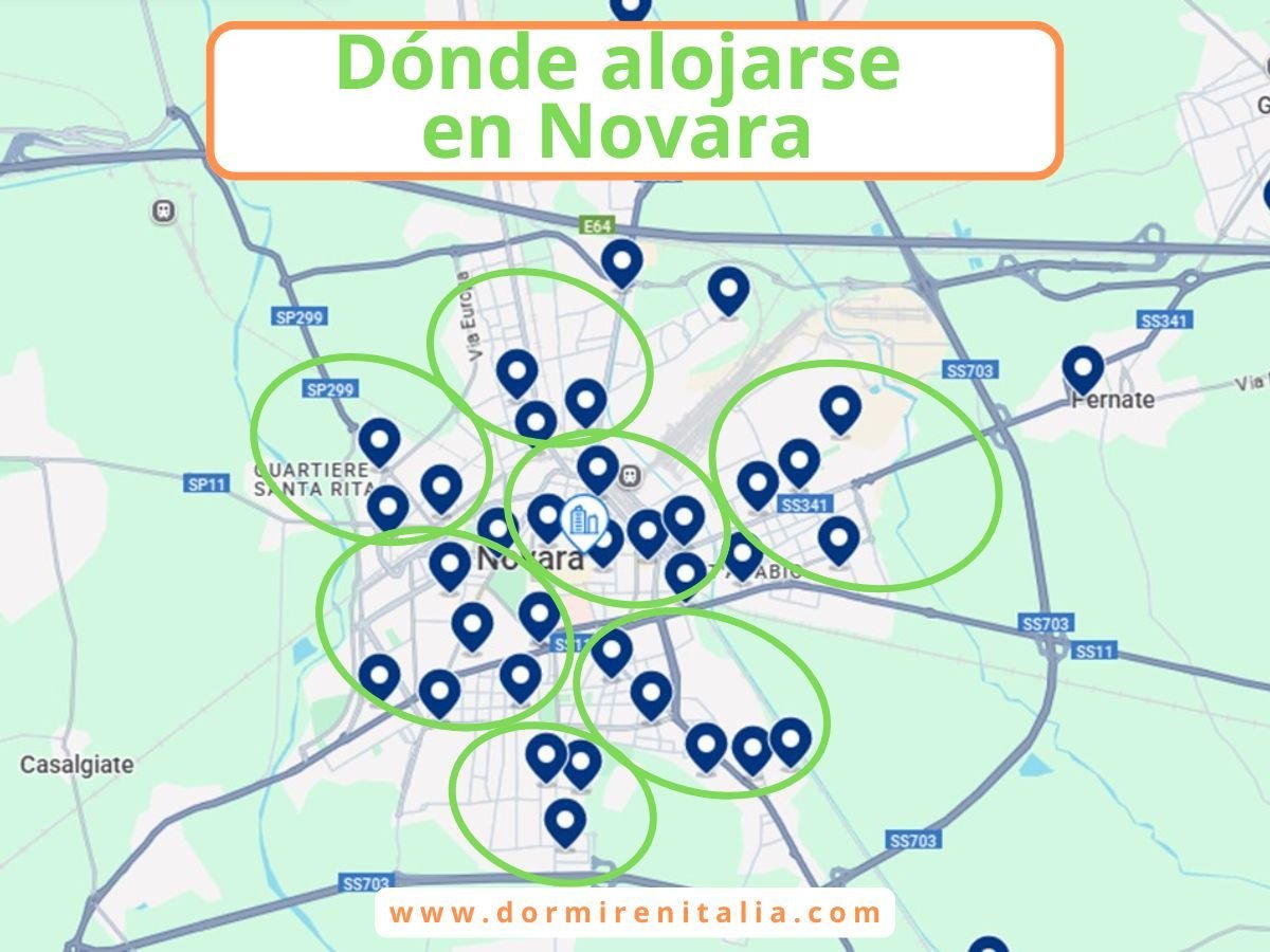 Dónde alojarse en Novara: Mejores Zonas y Hoteles