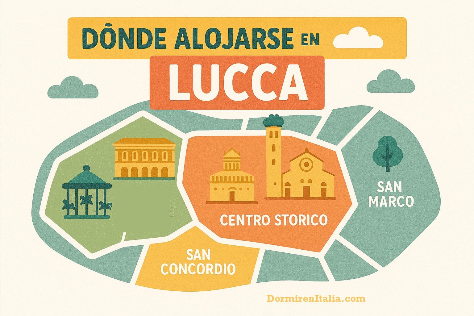 Dónde alojarse en Lucca con NIÑOS: hoteles familiares