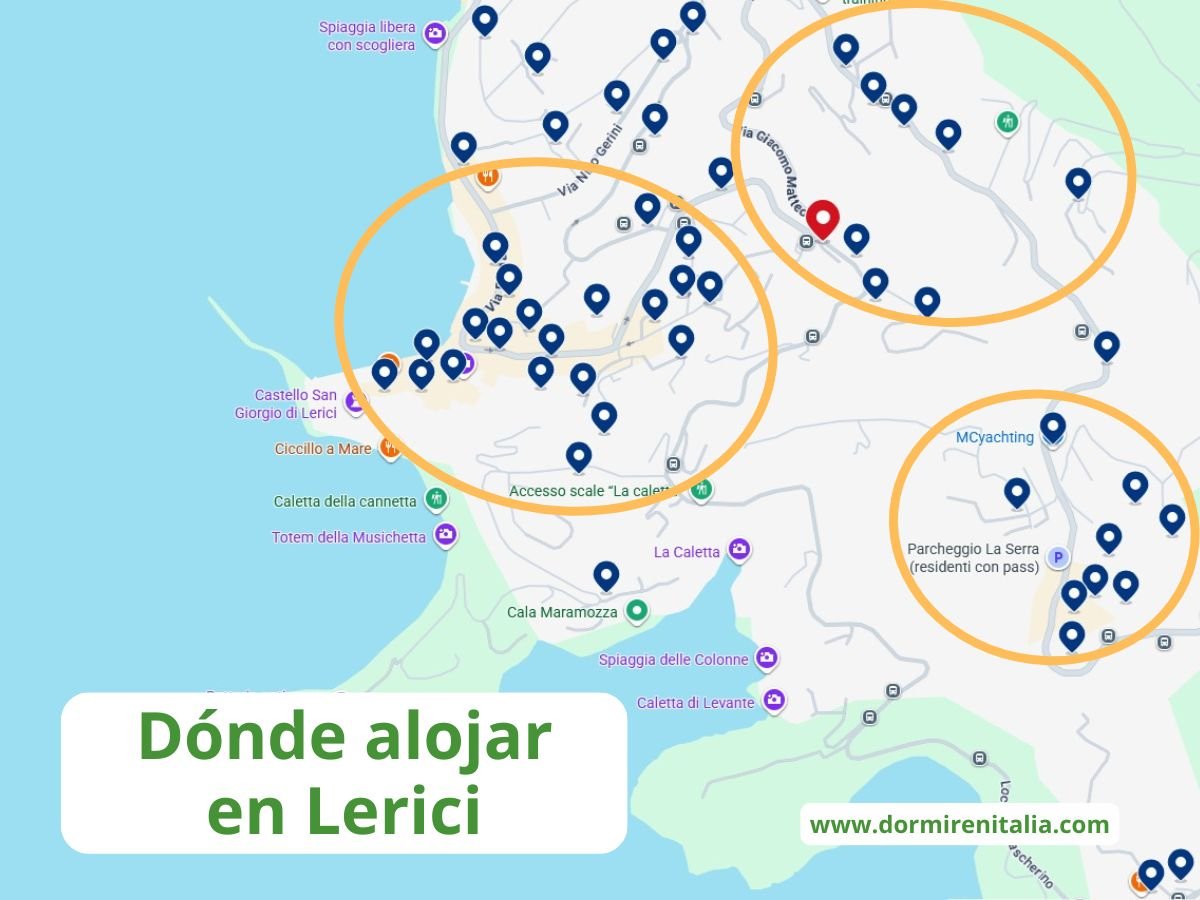Dónde alojarse en Lerici  Mejores zonas y hoteles